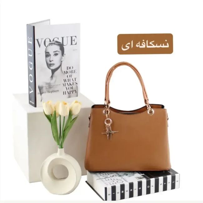 کیف زنانه چرم مصنوعی اسپرت و روزمره با بند بلند (2)
