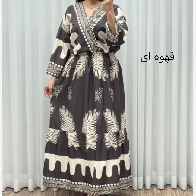 پیراهن ساحلی آیلین فلور بوگاتی فری سایز زنانه کد 1746 مناسب تا سایز 46