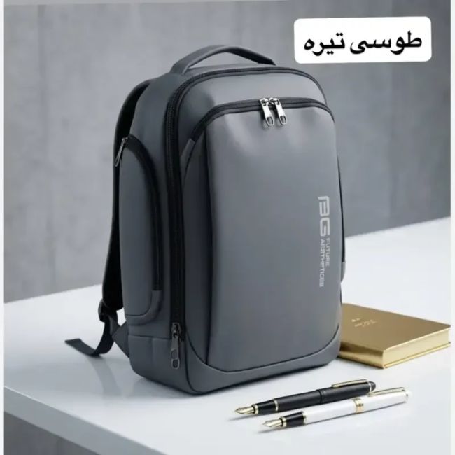 کوله پشتی فول آپشن برزنتی آب گریز با محفظه لپ تاپ