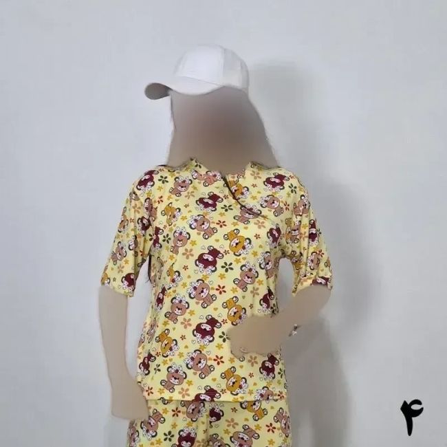 تیشرت گیاهی وارداتی زنانه سایز 1 و 2