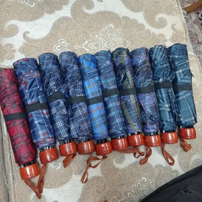 چتر چهارخانه تاشو ضدآب مقاوم و سبک زنانه و مردانه