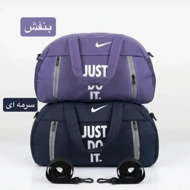 ساک مسافرتی و ورزشی پارچه ای 4 جیب با بند بلند