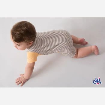 رامپر نوزادی شیر نخ پنبه ضد حساسیت
