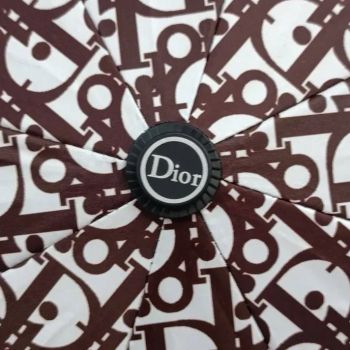 چتر اتوماتیک دیور Dior ضد باد با پارچه نانو و جعبه کادویی