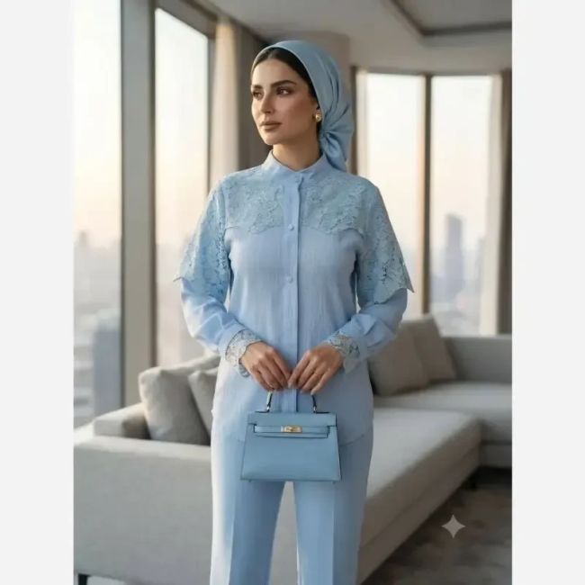 شومیز زنانه توکی کراش مدل دلانا سایز 38 تا 54 (2)