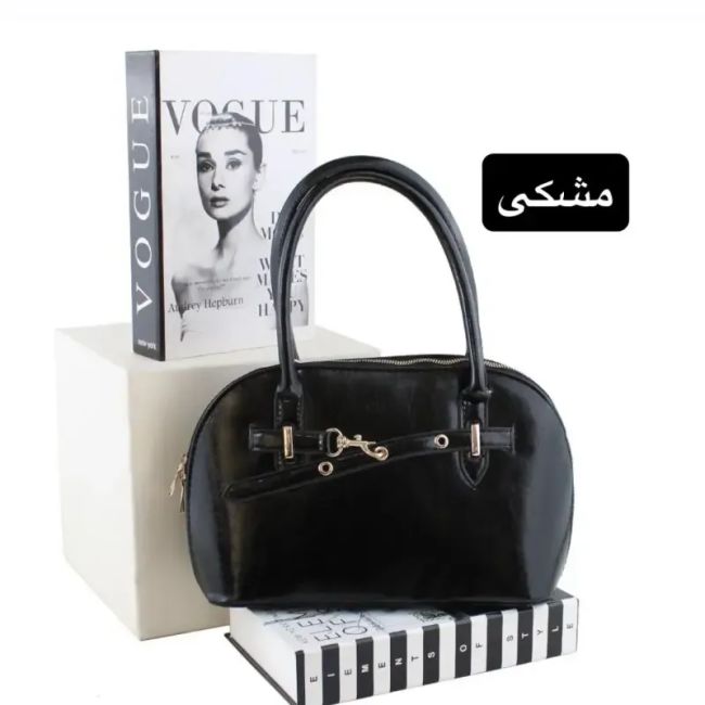 کیف زنانه چرم مصنوعی اسپرت و روزمره با سه بند
