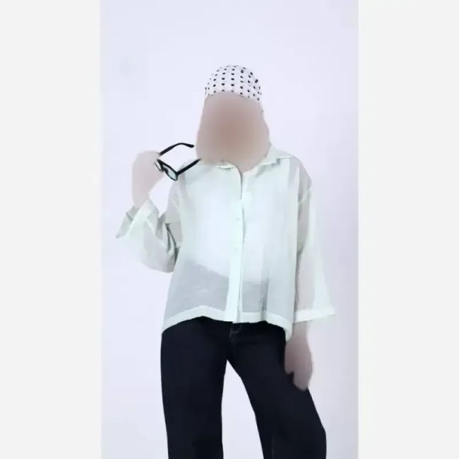 شومیز حریر شیشه ای زنانه فری سایز رنگبندی متنوع