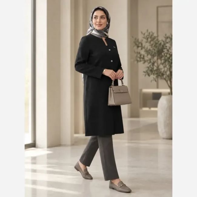 مانتو زنانه شانتون مدل الوا سایز 36 تا 52