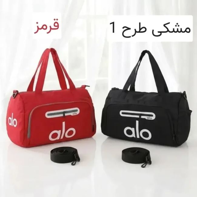 ساک ورزشی و استخری اسپرت جنس کرتکس با بند بلند و زیپ ابعاد 50 در 35 سانتیمتر