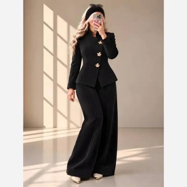 کت و شلوار زنانه مخمل کبریتی ترک درجه یک سایزبندی و رنگبندی متنوع