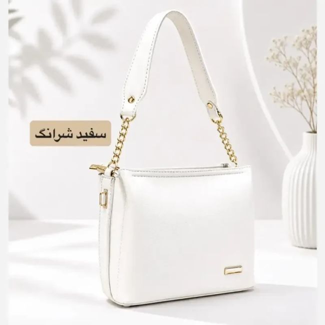 کیف زنانه چرم مصنوعی رسمی و روزمره با بند بلند (3)