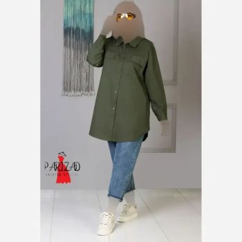 مانتو زنانه کتان مدل سوفیا مناسب سایز 40 تا 50