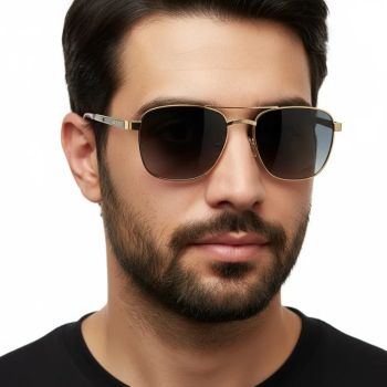 عینک آفتابی لویی ویتون دو پل فلزی یونیسکس یووی 400