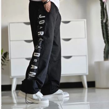 شلوار اسلش بگ جردن مشکی گلکسی اسپان قد 108 سایز XXL XXXL