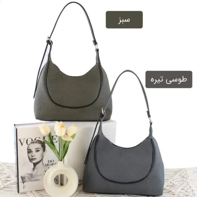 کیف زنانه چرم مصنوعی روزمره اسپرت ابعاد 31 در 23 در 10 سانتیمتر