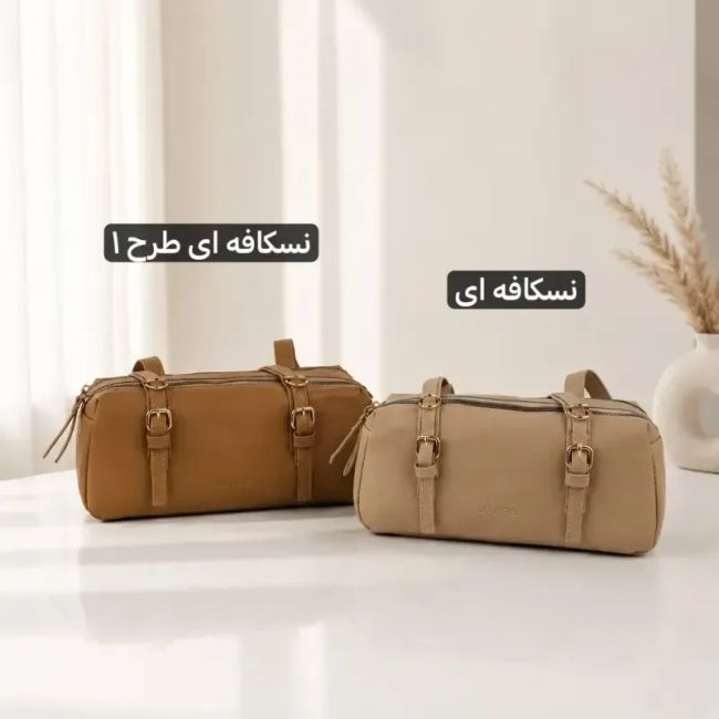 کیف زنانه روزمره چرم مصنوعی با آستر ساتن و جیب بیرونی