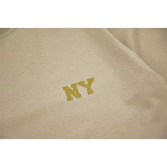 ست تیشرت و شلوارک مردانه NY پنبه و کتان کاغذی