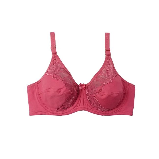 سوتین نخی پروانه ایزابلا فنردار کاپ B دانتل نخ و پنبه سایز 75 تا 95