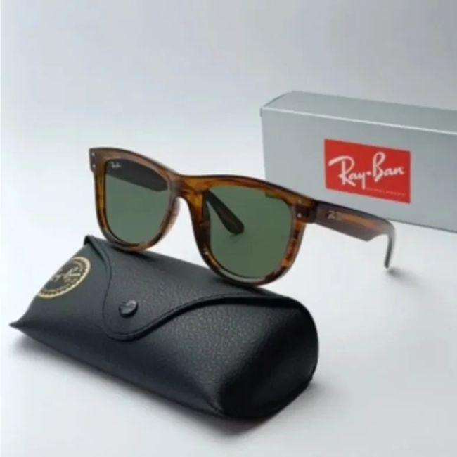 عینک آفتابی ری بن مدل ویفرر ریورس Ray-Ban RBR0502S با فریم کائوچویی و محافظت UV400