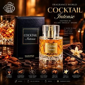 عطر ادکلن کوکتل اینتنس فرگرنس ورد حجم 100 میلی لیتر