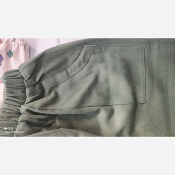 ست شومیز و شلوار دخترانه مدل بهار و آترا مخمل کبریتی و کتان سایز 2 تا 8 سال