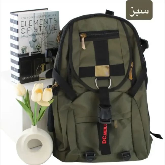 کوله پشتی اسپرت و مدرسه و دانشگاه پارچه ای با ابعاد 57 در 38 در 18 سانتیمتر