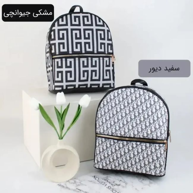 کوله پشتی چرم مصنوعی اسپرت روزمره مدرسه و دانشگاه