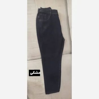 شلوار مام استایل جین کمر کش قد 90 زنانه و دخترانه رنگ بندی متنوع