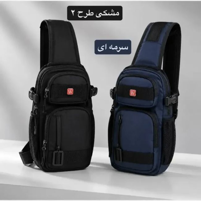 کیف مردانه اسپرت روزمره پارچه ای جیب دار