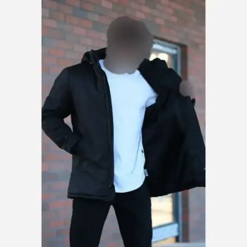 کاپشن اورکتی کلاهدار مموری داخل پشم شیشه گرم و نرم