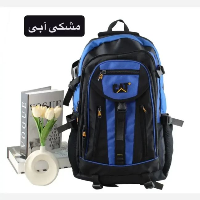 کوله پشتی پارچه ای روزمره و مدرسه دانشگاه دارای بند بلند و جیب دار