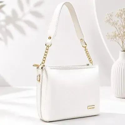 کیف زنانه چرم مصنوعی رسمی و روزمره با بند بلند (3)
