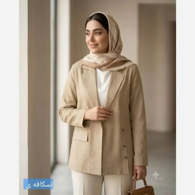 مانتو کتی لینن زنانه مدل الی سایز 38 تا 54