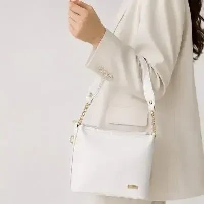 کیف زنانه چرم مصنوعی رسمی و روزمره با بند بلند (3)