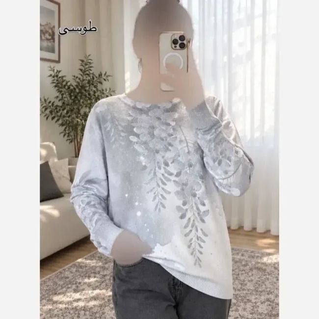 بافت گلدار نگینکاری وارداتی