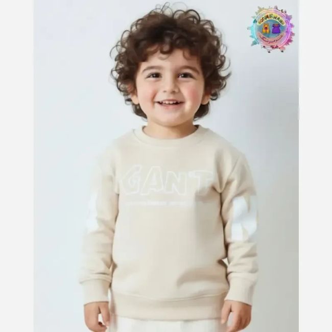 بلوز پاییزه بچگانه دورس اسپرت مدل GANT فینگردار سایز 1 تا 20 سال