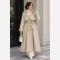 ترنچ کت زنانه کتان TC کجراه مدل ماریا قد 120 سایز 36 تا 54