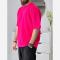 تیشرت باکسی بیسیک پگادور پارچه دورس دو نخ سایز L XL XXL رنگ بندی مداد رنگی