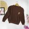 بلوز بافت تدی زنانه مدل مانیا جنس نخ اکریل ترک فری سایز