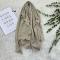 شال نخی کنفی ساده قواره بزرگ ابعاد 240 در 60 سانتیمتر