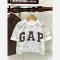 ست تیشرت و شلوارک دخترانه GAP نخ پنبه و کتان مناسب 2 تا 8 سال