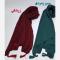 شال تابستانه منگولهدار برشکا رنگ سبز و زرشکی و خاکی و سبز زمردی و ارتشی
