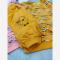 ست بلوز شلوار بچگانه طرح پنگوئن پاییزه مخمل سلانیک پنبه صورتی خردلی 1 تا 7 سال