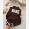 رمپر دخترانه پنبه کبریتی مدل BABE در 4 رنگ سایز 2 تا 9 سال