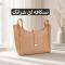 کیف زنانه چرم مصنوعی روزمره سه جیب داخلی دو جیب بیرونی