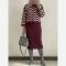 ست سارافون و رویه بافت زنانه پاییزه فری سایز