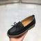 کفش چرم طبی زنانه مدل سوگل مشکی (2)