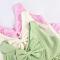 سه تکه کراپ شلوارک و تل مو دخترانه نوزادی سایز 6 ماه تا 3 سال