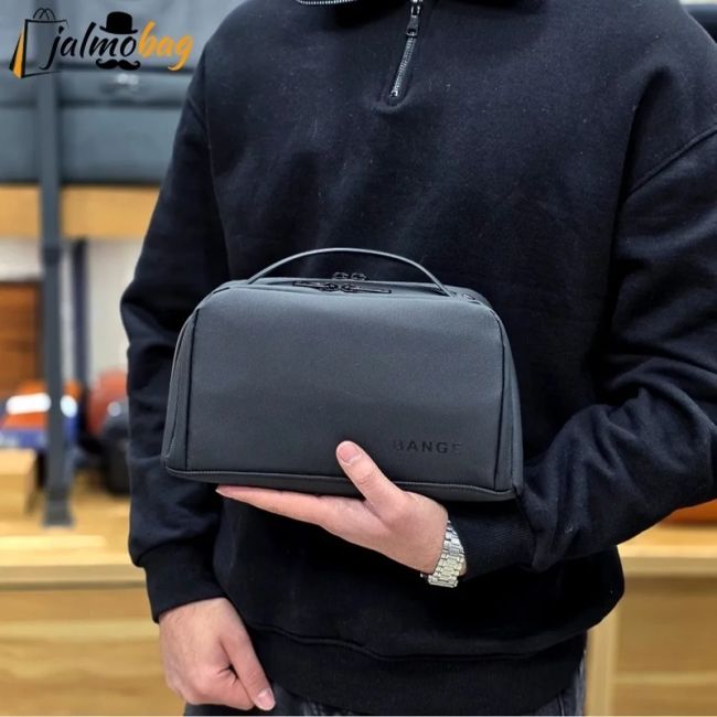 کیف دستی ضد آب بنج جنس اسکین سیلیکون مدل دو خانه جیبی