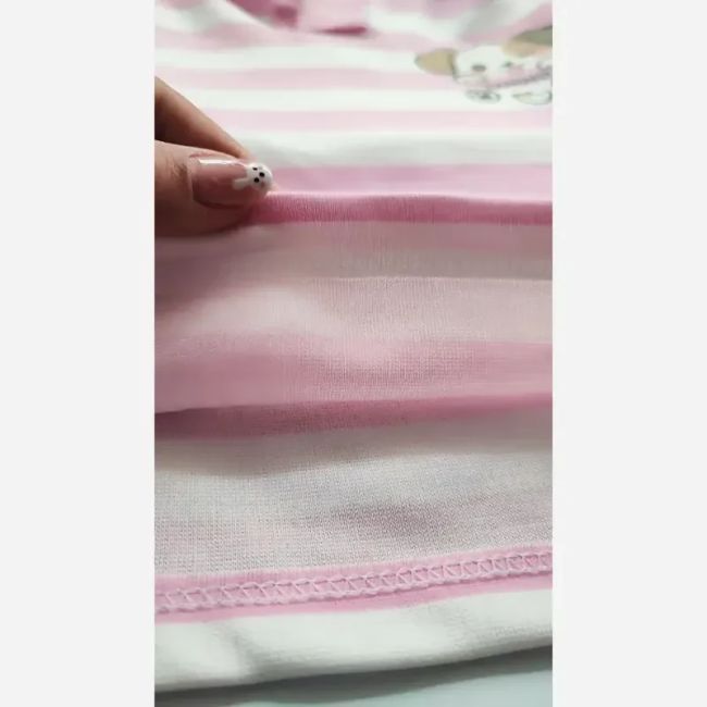 ست بلوز و شلوار راحتی بچگانه راه راه سایز 40 و 45